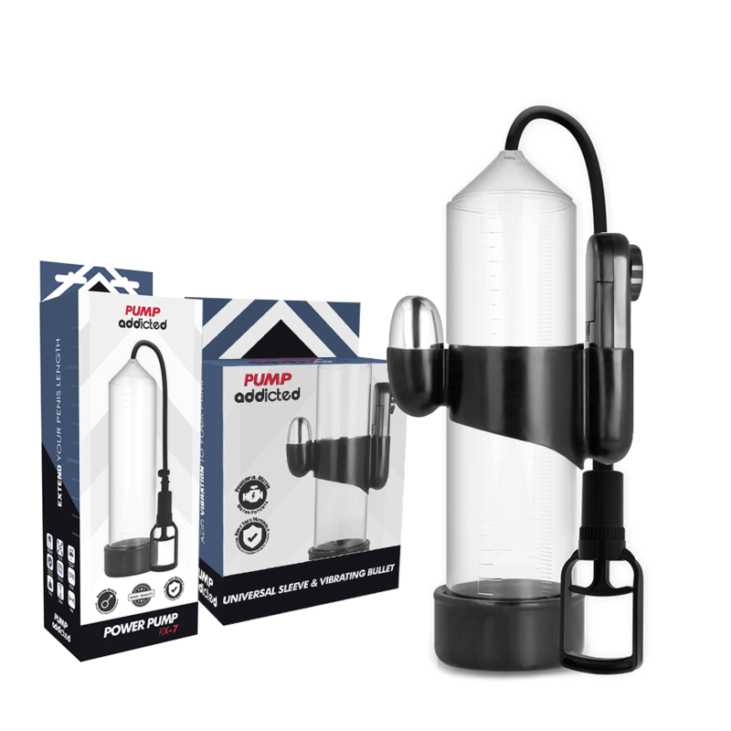 Pump Addicted Rx7 Transparent Vibrator - 2