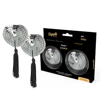 Coquette Chic Desire Nipple Covers Silver