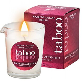 Ruf Taboo Massage Candle For Him Caresses Ardentes Fern Aroma