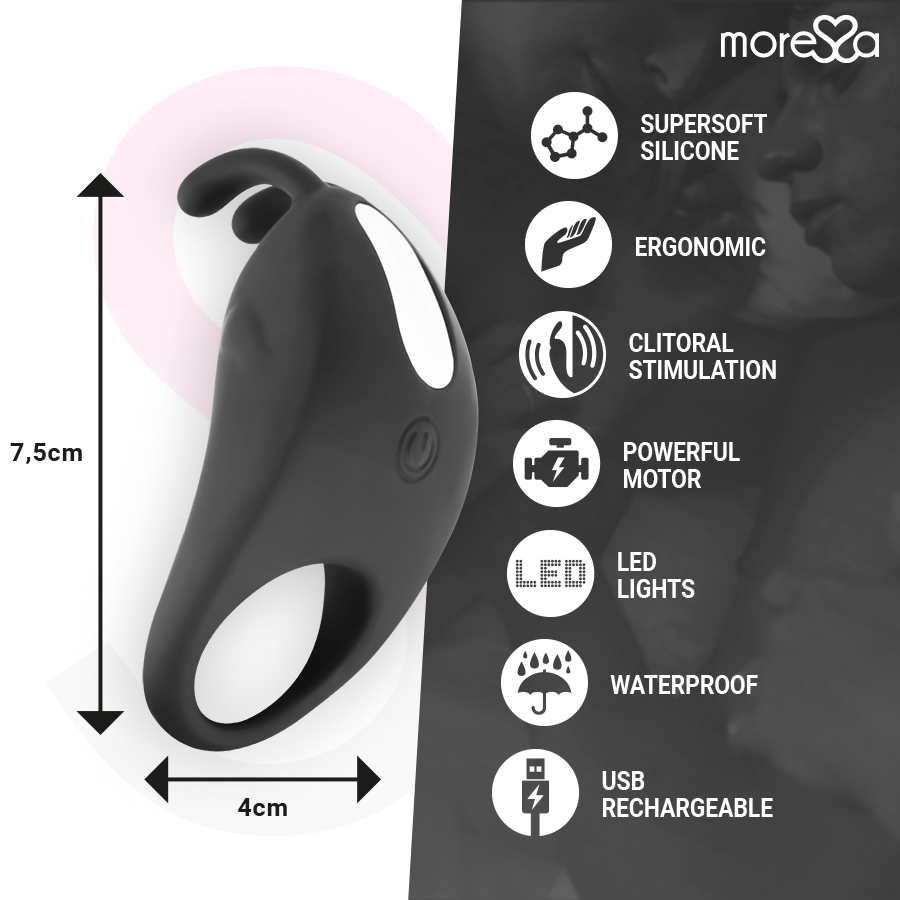 Moressa Brad Premium Silicone Rechargeable - 9