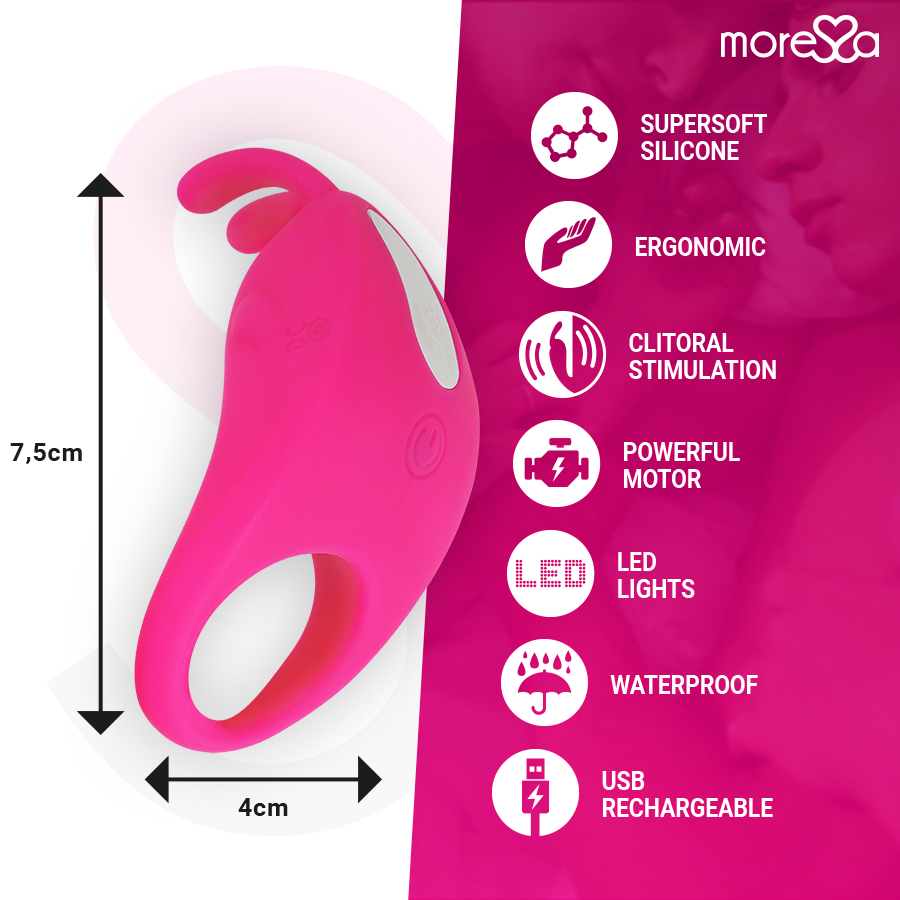 Moressa Brad Premium Silicone Rechargeable - 5