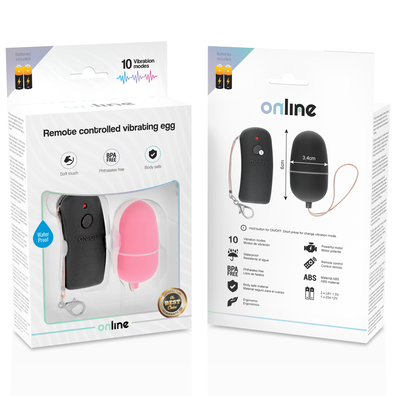 Online Remote ControlLED Vibrating Egg - 5