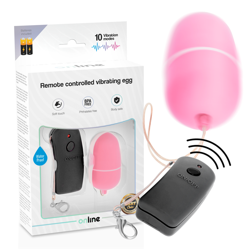 Online Remote ControlLED Vibrating Egg - 3