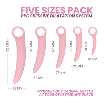 Intimichic Silicone Dilator 5 Pieces Set