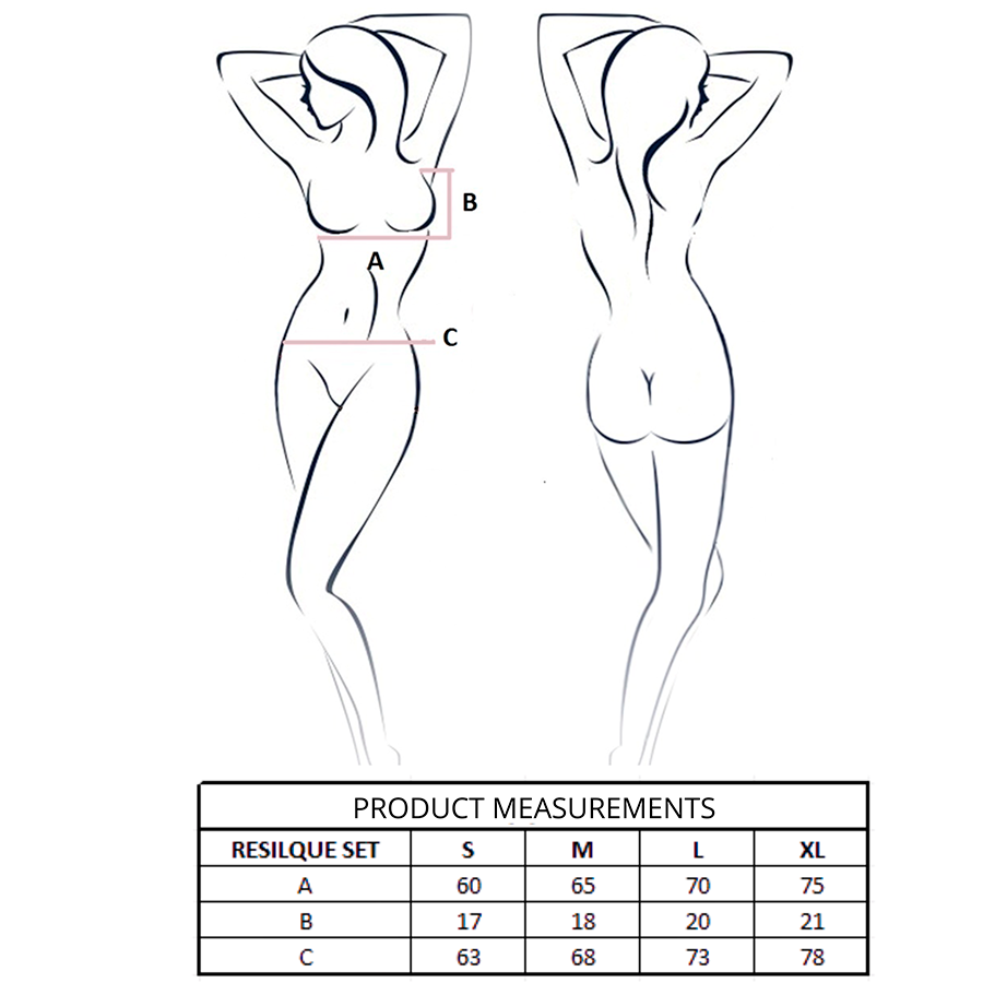 Passion Resilque Bra Thong Set - 8