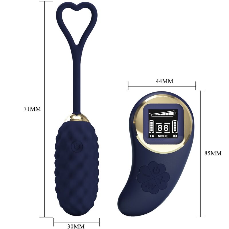 Remote Control Pretty Love Vivian Remote Control Vibrating Egg - 6