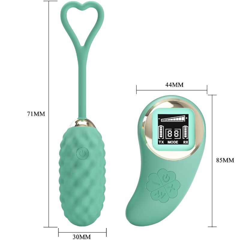 Remote Control Pretty Love Vivian Remote Control Vibrating Egg - 10
