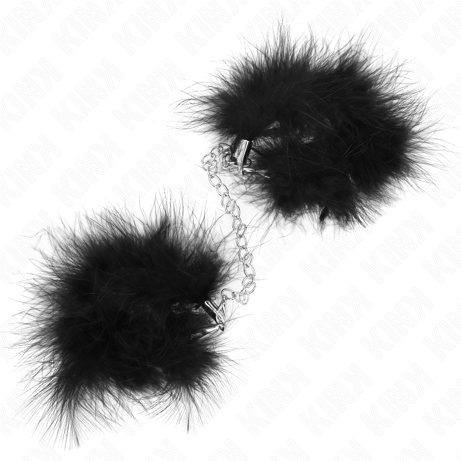 Wrist Restraint Mini Feather Hand Cuffs - 3