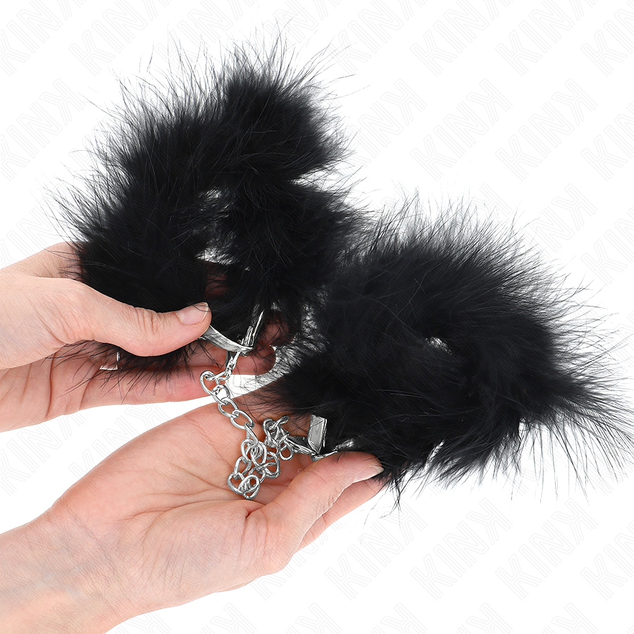 Wrist Restraint Mini Feather Hand Cuffs - 2