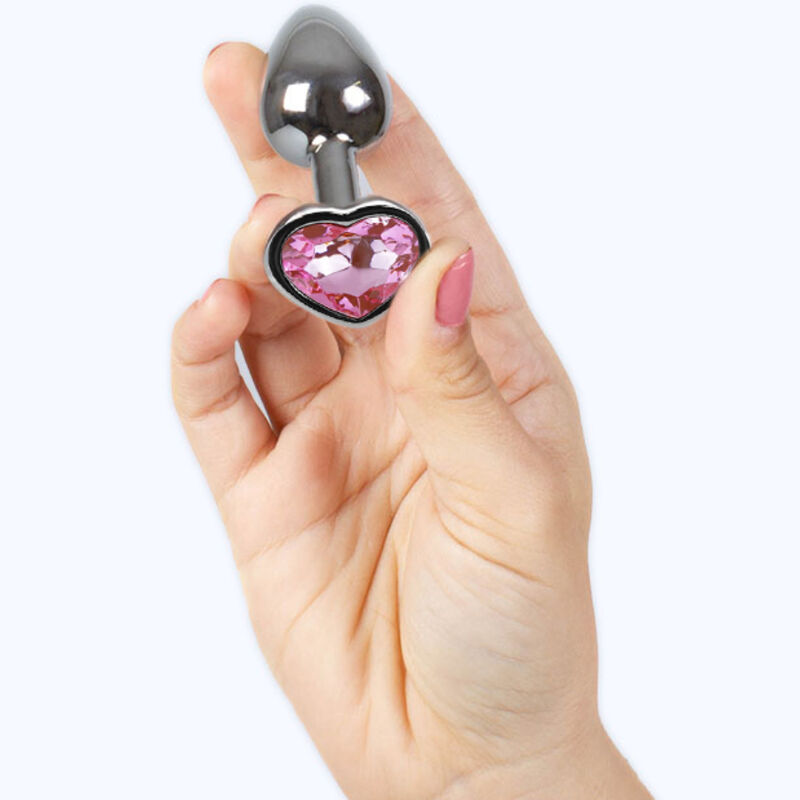Secretplay Toys Metal Butt Plug Heart Small Size - 7