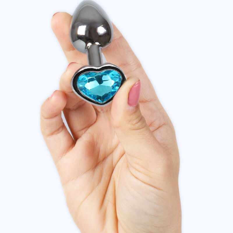 Secretplay Toys Metal Butt Plug Heart Small Size - 4