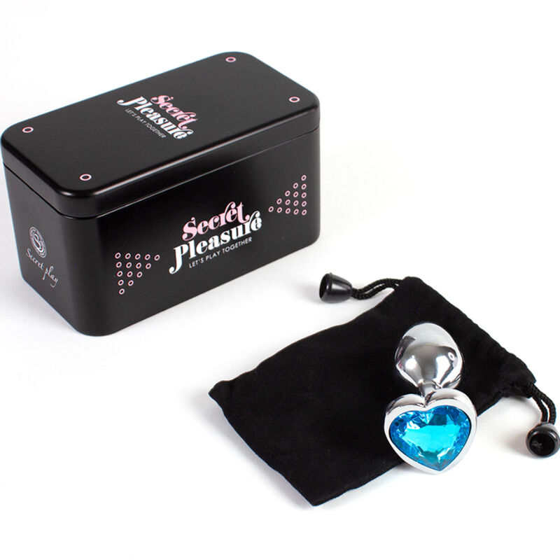 Secretplay Toys Metal Butt Plug Heart Small Size - 5