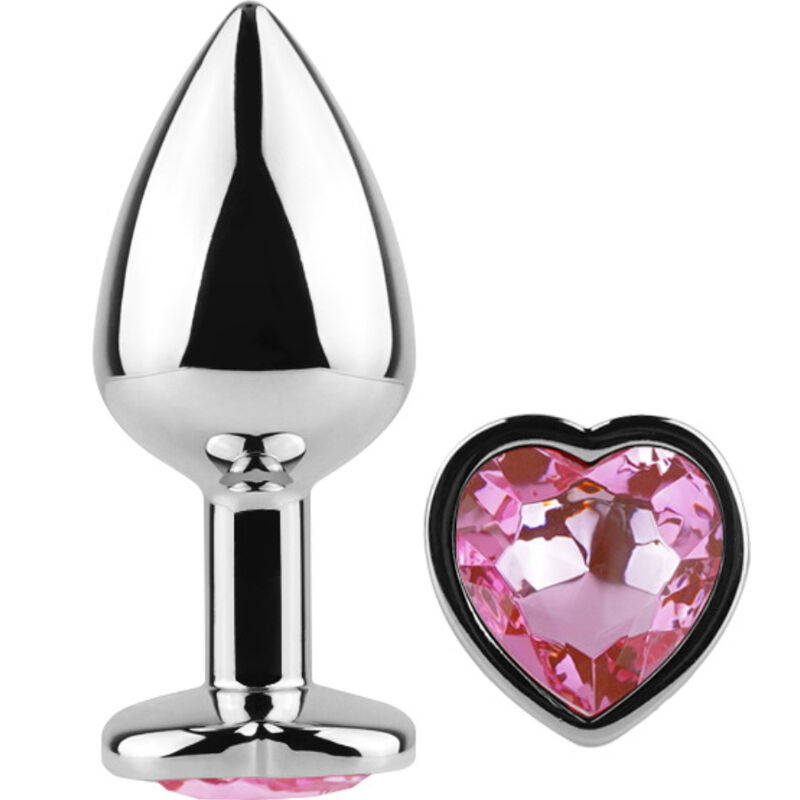 Secretplay Toys Metal Butt Plug Heart Small Size - 2