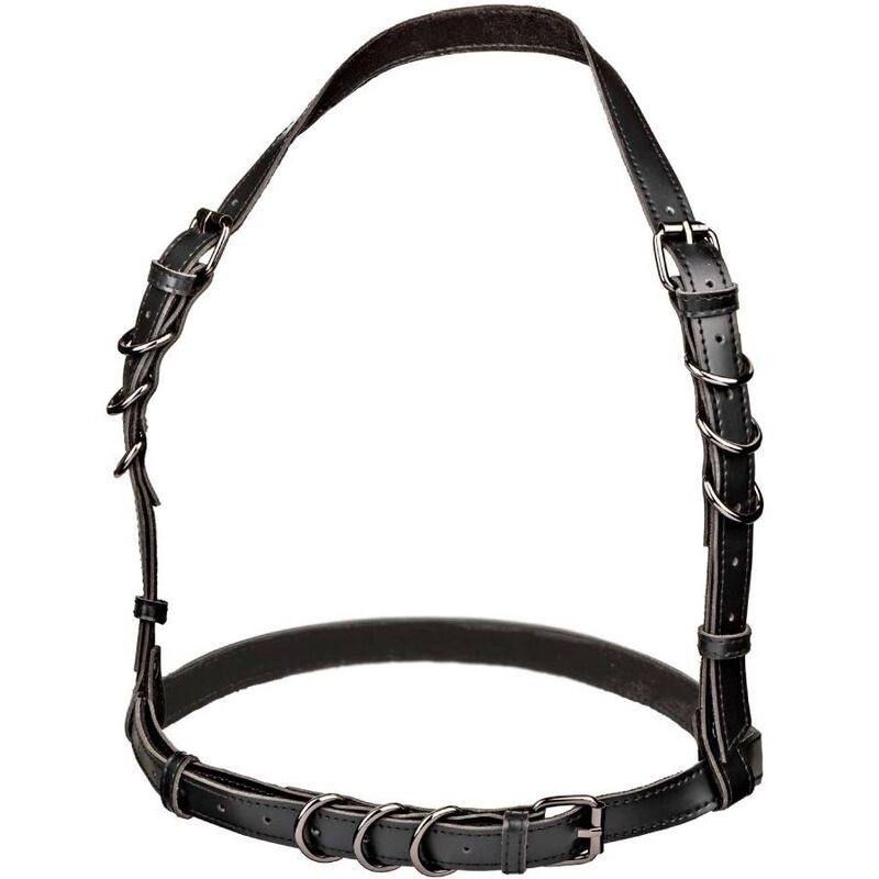 Calexotics Euphoria Plus Size Halter Buckle Harness