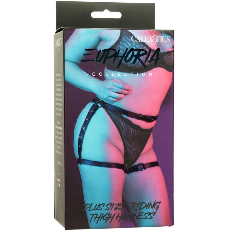 Calexotics Euphoria Plus Size Riding Thigh Harness - 4
