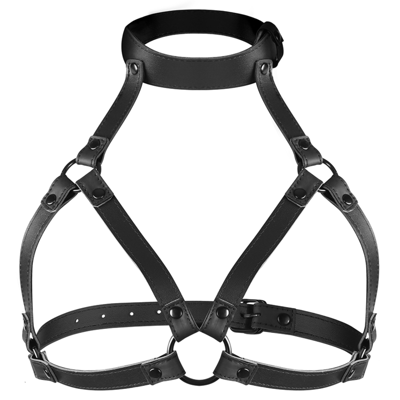 Fetish Submissive Bondage Adjustable Chest Harness - 4