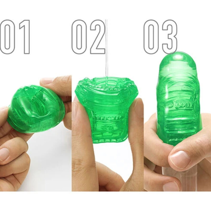 Tenga Uni Emerald Masturbator Thimble - 4