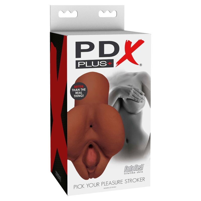 Pdx Plus Pick Your Pleasure Double Brown Masturbator - 4