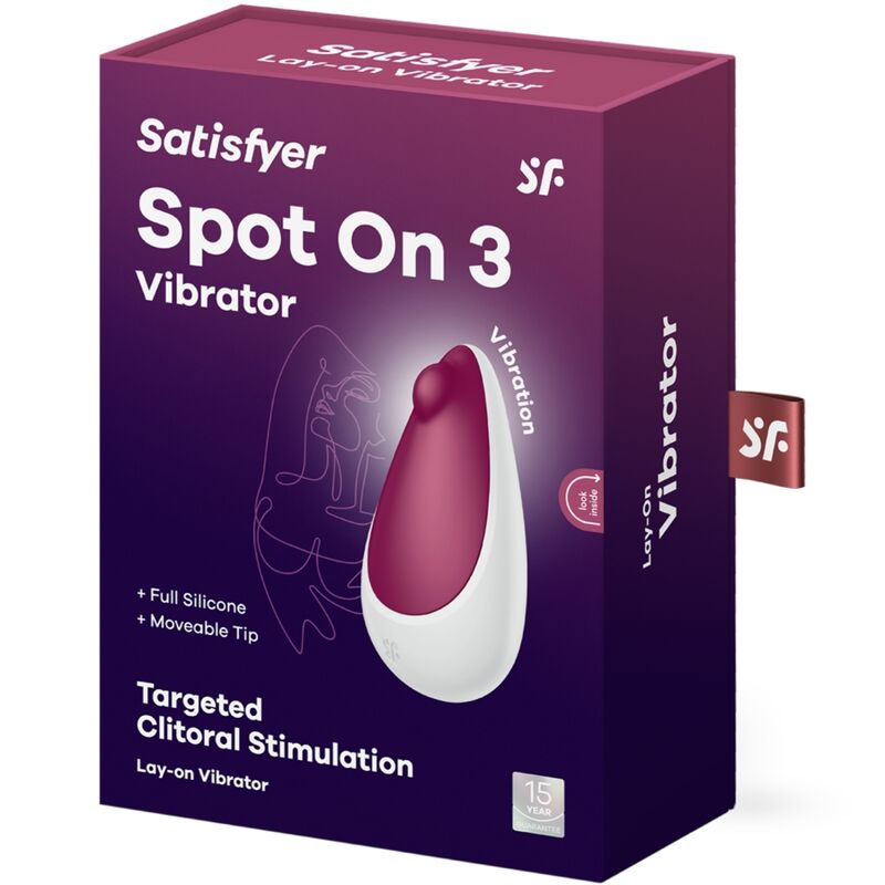 Satisfyer Vibrator Spot On 3 Clitoris Stimulator Berry - 5