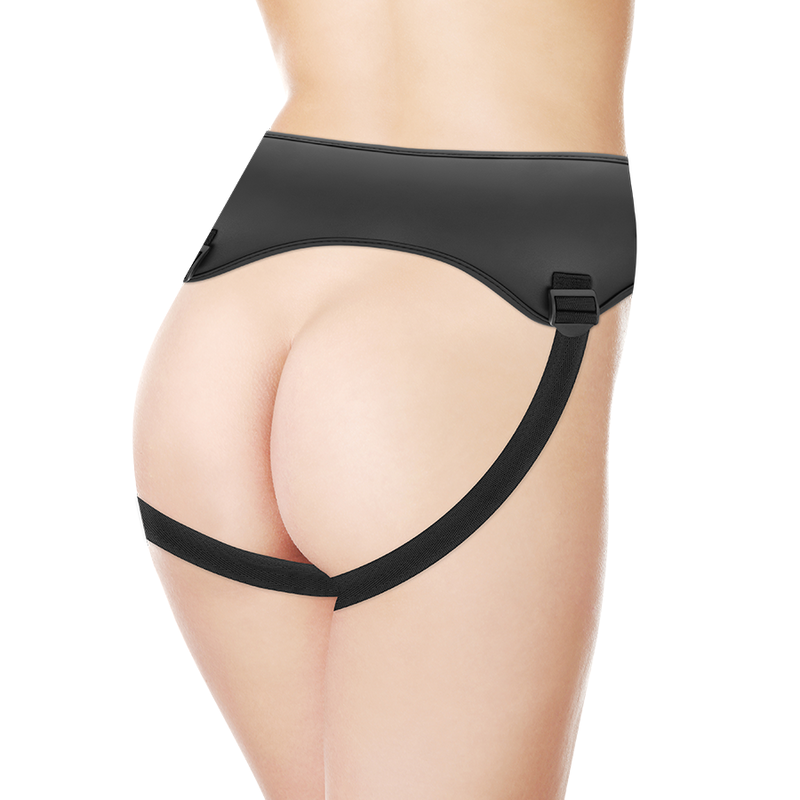 Cyber Silicock Strap On Harness With 3 Rings Free - 3