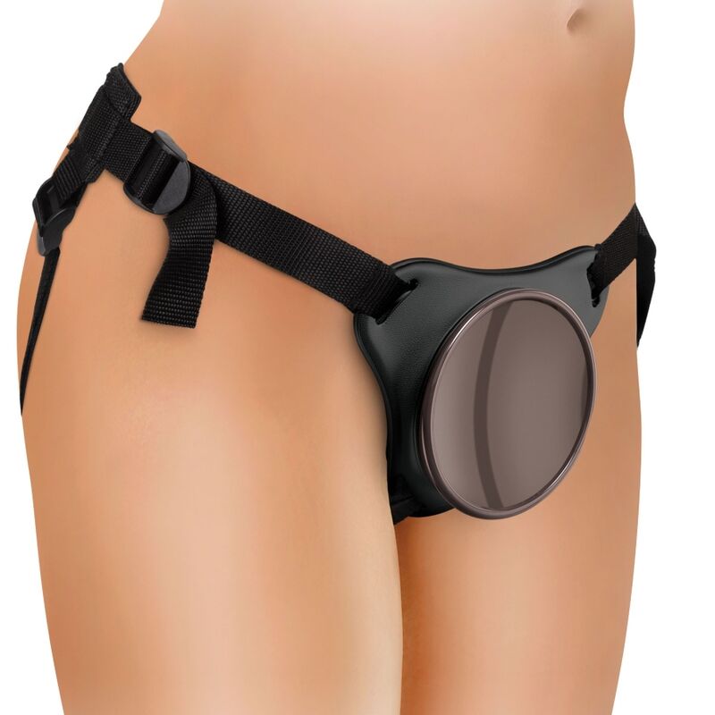 King Cock Elite Deluxe Adjustable Harness Kit Ring With Testicles Dildo 20 3 CM - 5