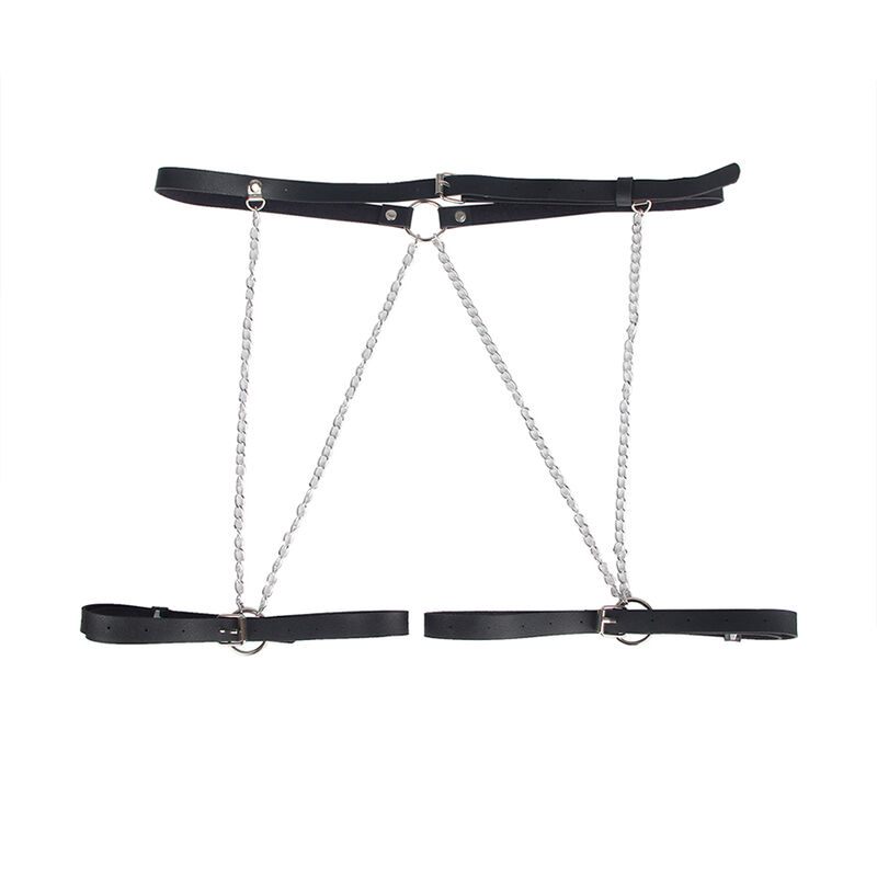 Subblime Fetish Leather Belt Harness - 4