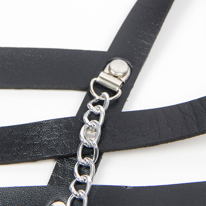 Subblime Fetish Corset Harness With Chaindetail - 5