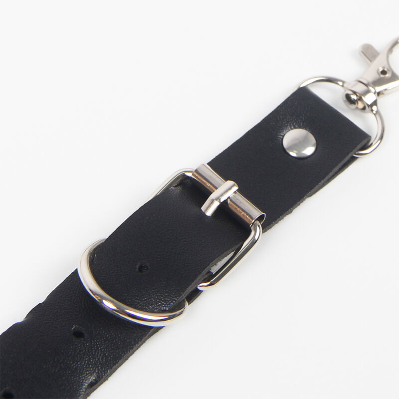 Subblime Fetish Belt And Garter Harness With Rings And Chaindetail - 5