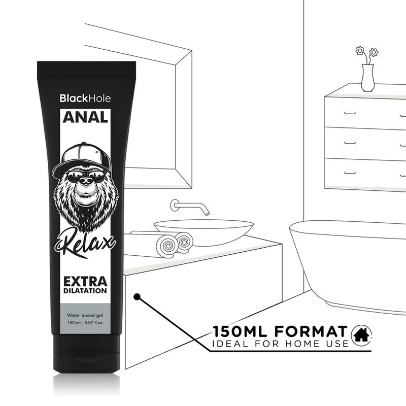 Black Hole Water Base Gel Anal Dilation 150 Ml - 5
