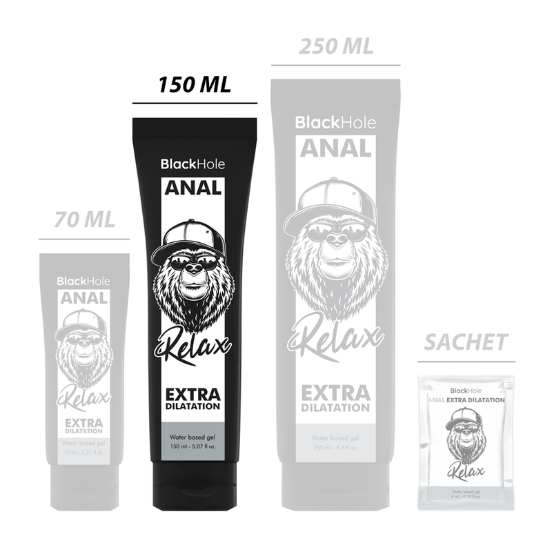 Black Hole Water Base Gel Anal Dilation 150 Ml - 2