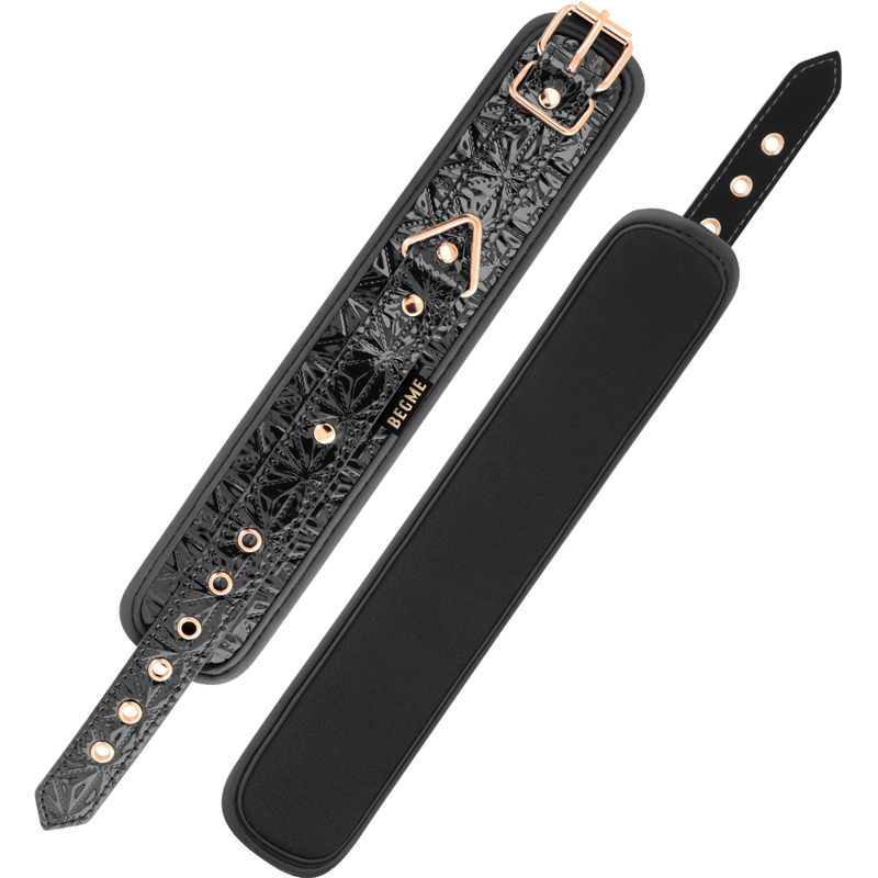Begme Black Edition Premium Handcuffs With Neoprene Lining - 3