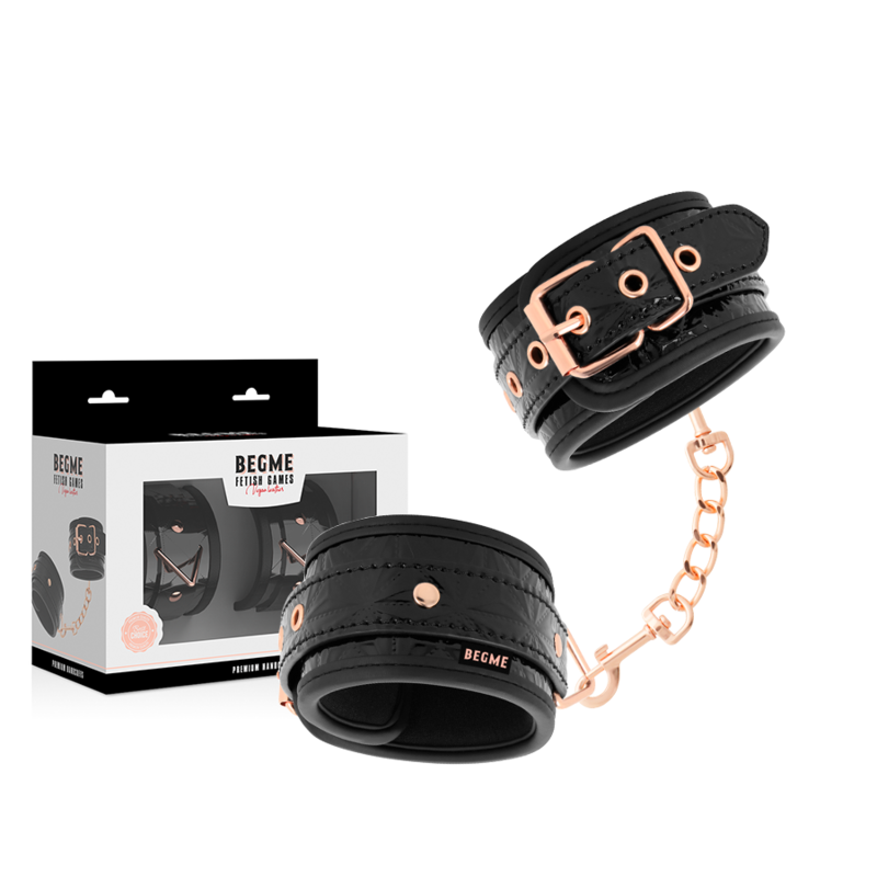 Begme Black Edition Premium Handcuffs With Neoprene Lining - 2