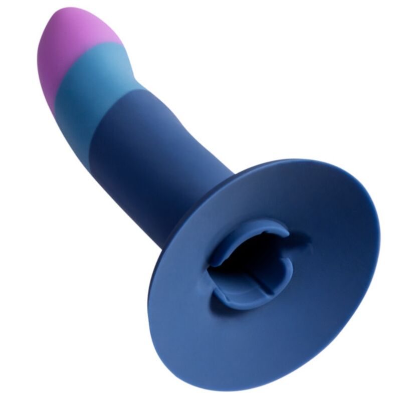 Romp Piccolo Silicone Dildo With Tricolor Suction Cup 14 CM - 4
