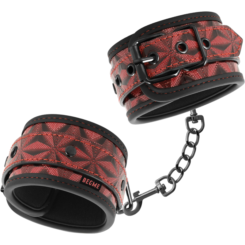 Begme Red Edition Premium Ankle Cuffs With Neoprene Lining