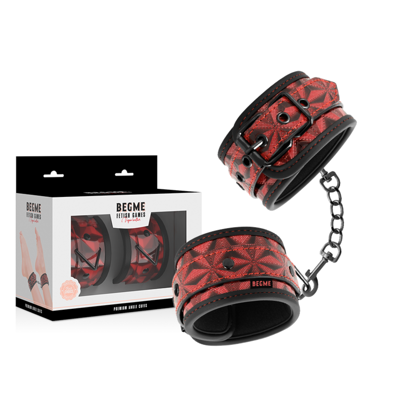 Begme Red Edition Premium Ankle Cuffs With Neoprene Lining - 2