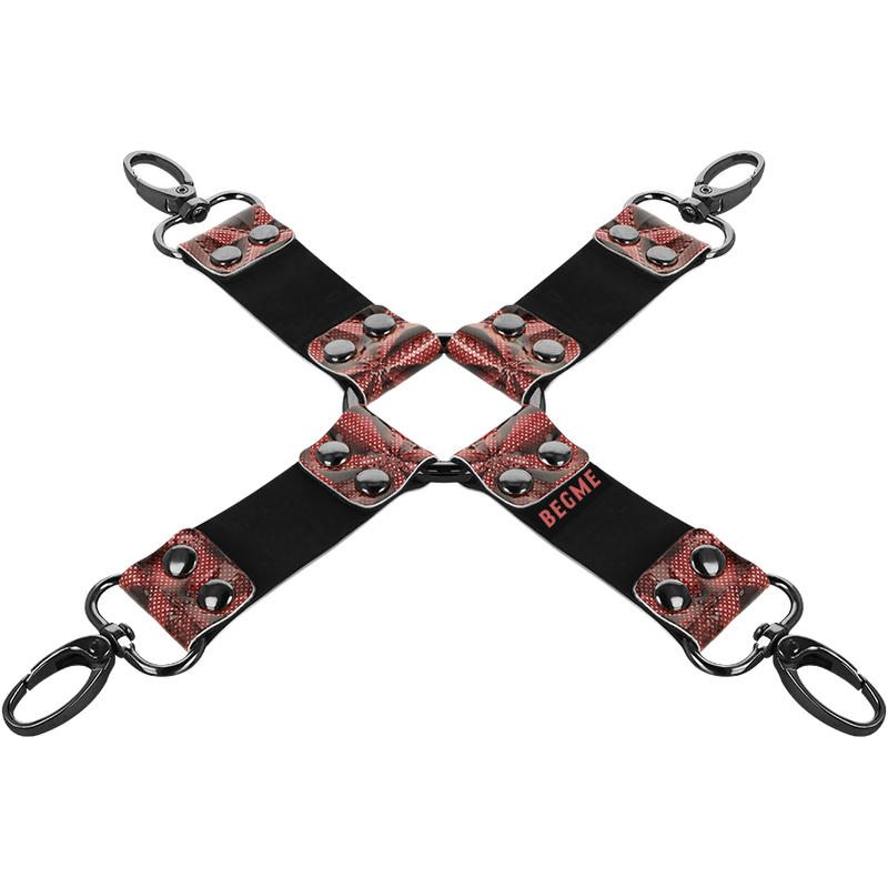 Begme Red Edition Premium Vegan Leather Hog Tie - 4