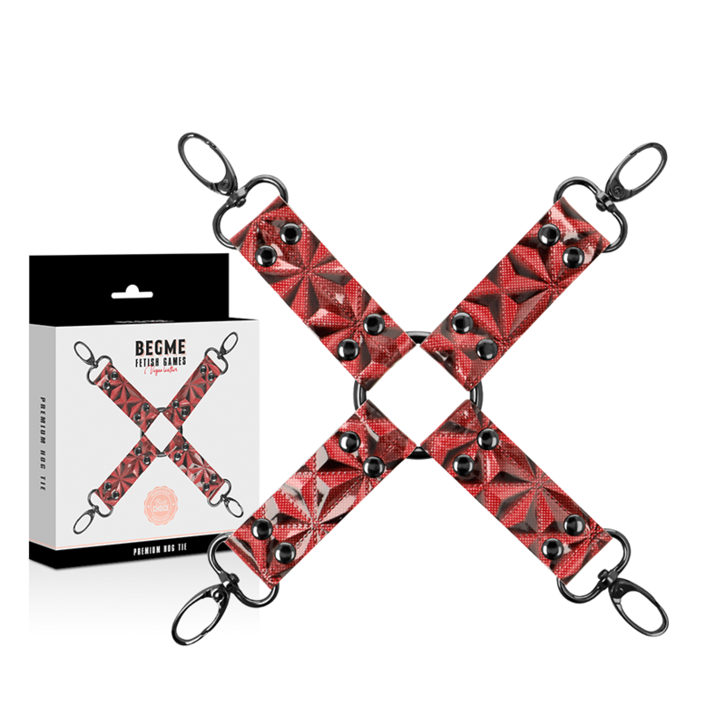 Begme Red Edition Premium Vegan Leather Hog Tie - 2