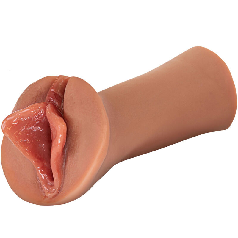 Pdx Extreme Fetish Fantasy Extreme Luscious Lips Stroker Silicone Caramel - 2