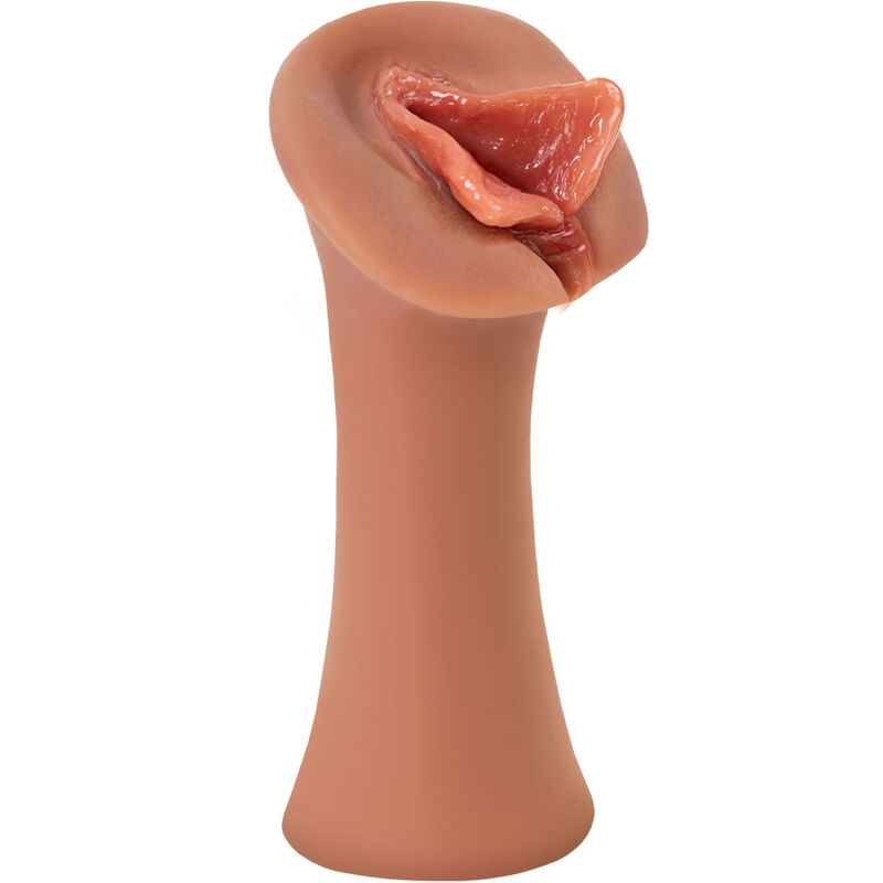Pdx Extreme Fetish Fantasy Extreme Luscious Lips Stroker Silicone Caramel - 3