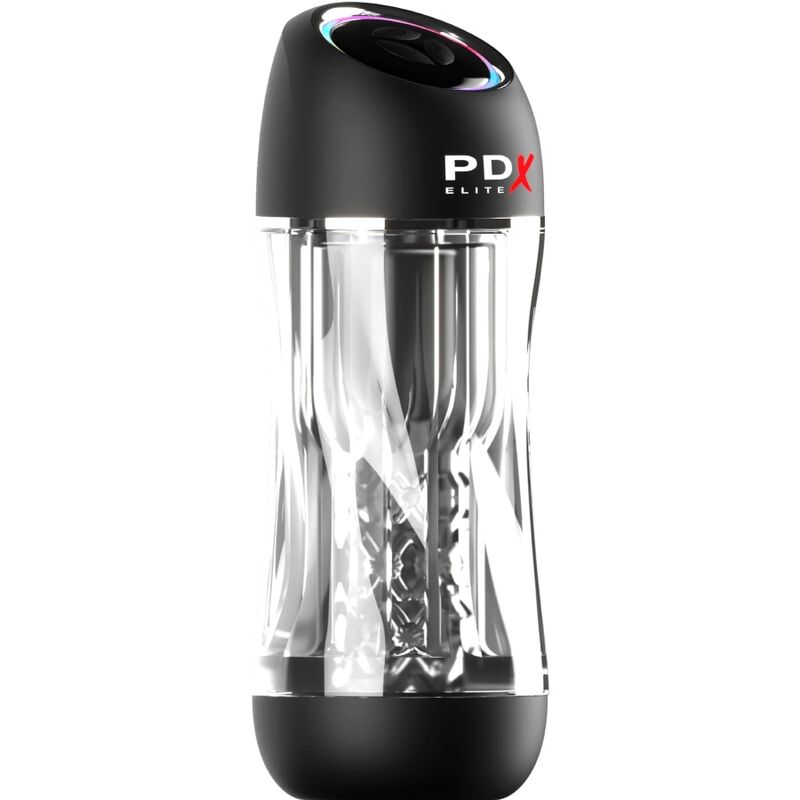Pdx Elite Stroker Viewtube Pro Vibrator Transparent - 2