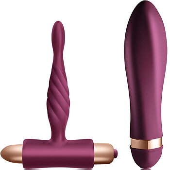 Climaximum Dare Kit Twisted Vibrator Anal Plug Beginner