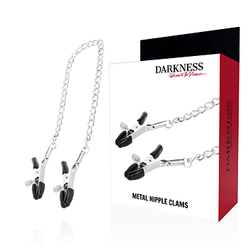Darkness Sensations Adjustable Nipple Clamps Metal