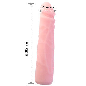 Baile Dildos Realistic Skin Touch Silicone 23 CM - 2