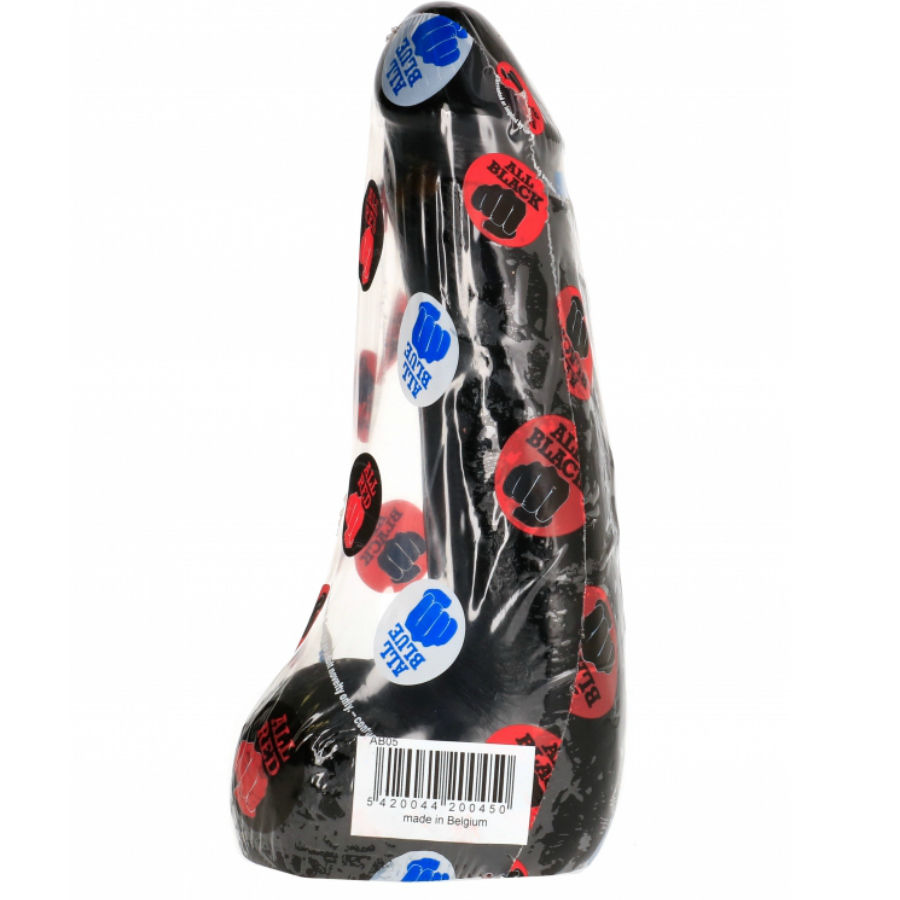 All Black Soft Realistic Dildo 20 CM - 3