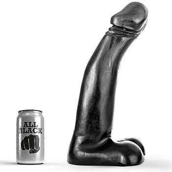 All Black Realistic Fisting Dildo 29 CM
