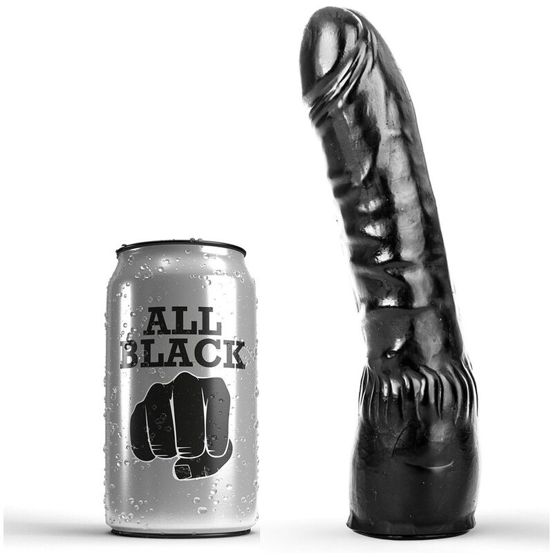 All Black Dildo Realistic 20 CM