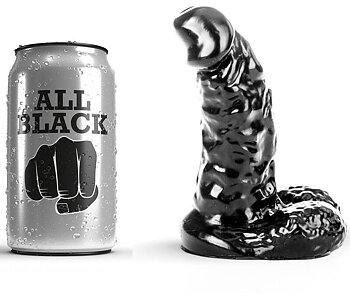 All Black Dildo 13 Cm