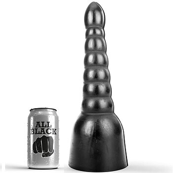 All Black Dildo 34 Cm