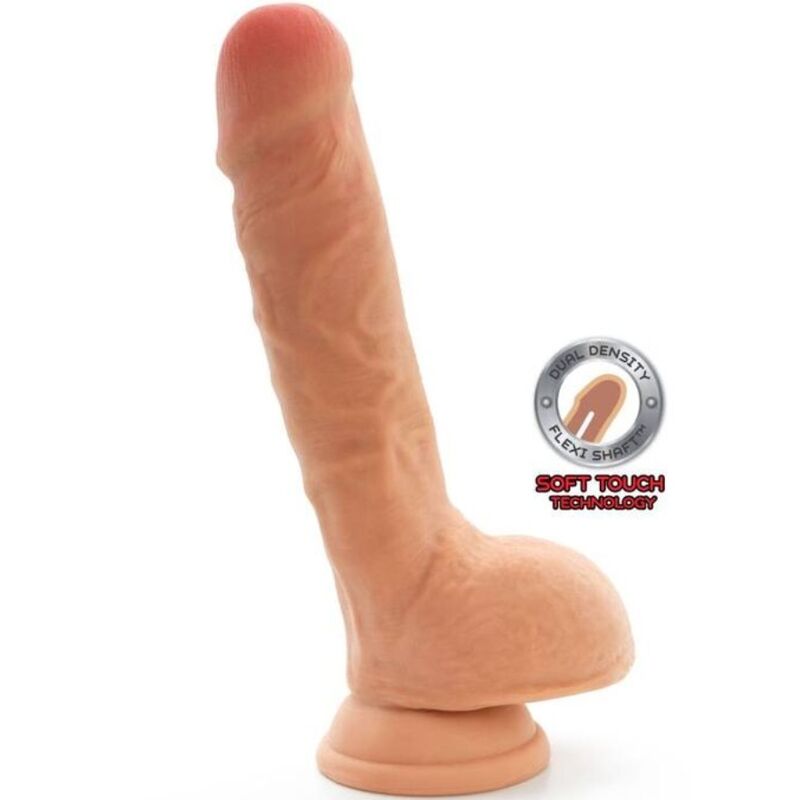 Get Real Dual Density Dildo 25 5 Cm Balls Skin