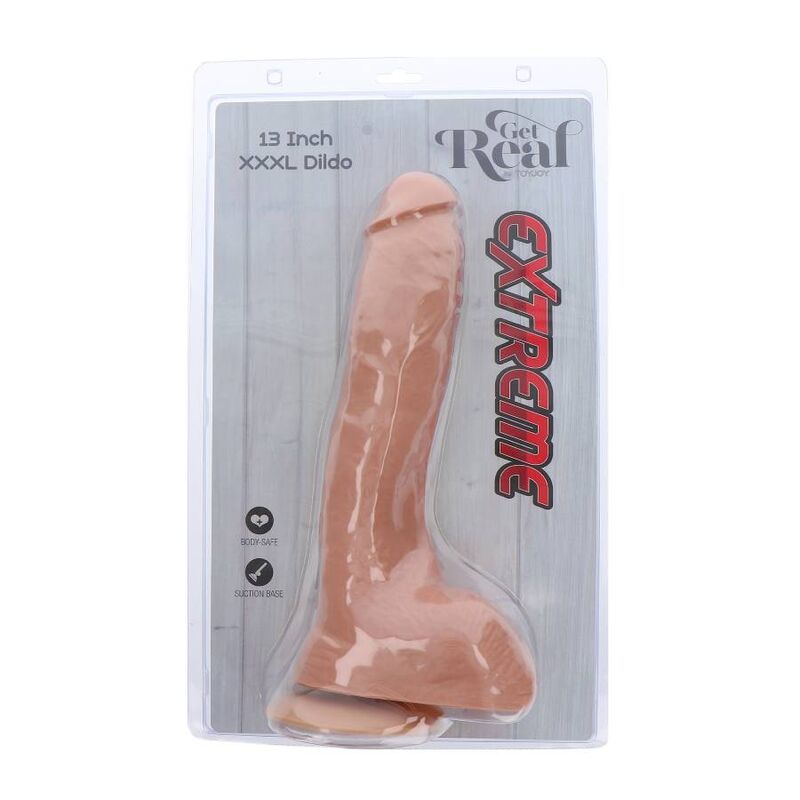 Get Real Extreme Dildo 34 Cm Skin - 5